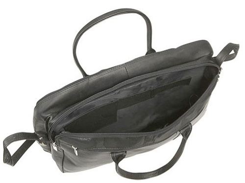 David King Double Top Zip Briefcase