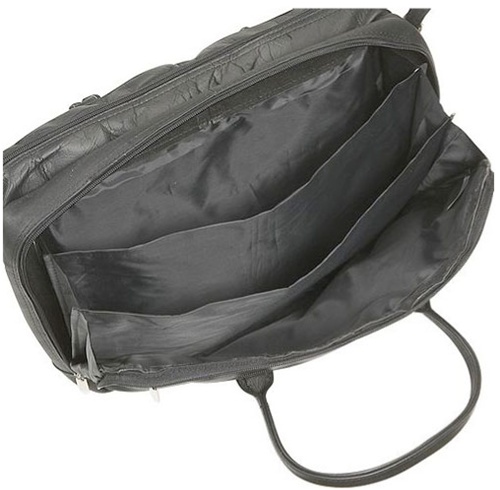 David King Double Top Zip Briefcase