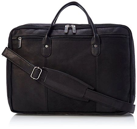 David King Double Top Zip Briefcase