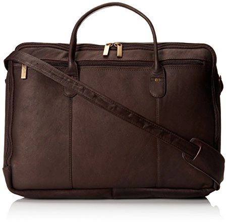 David King Double Top Zip Briefcase