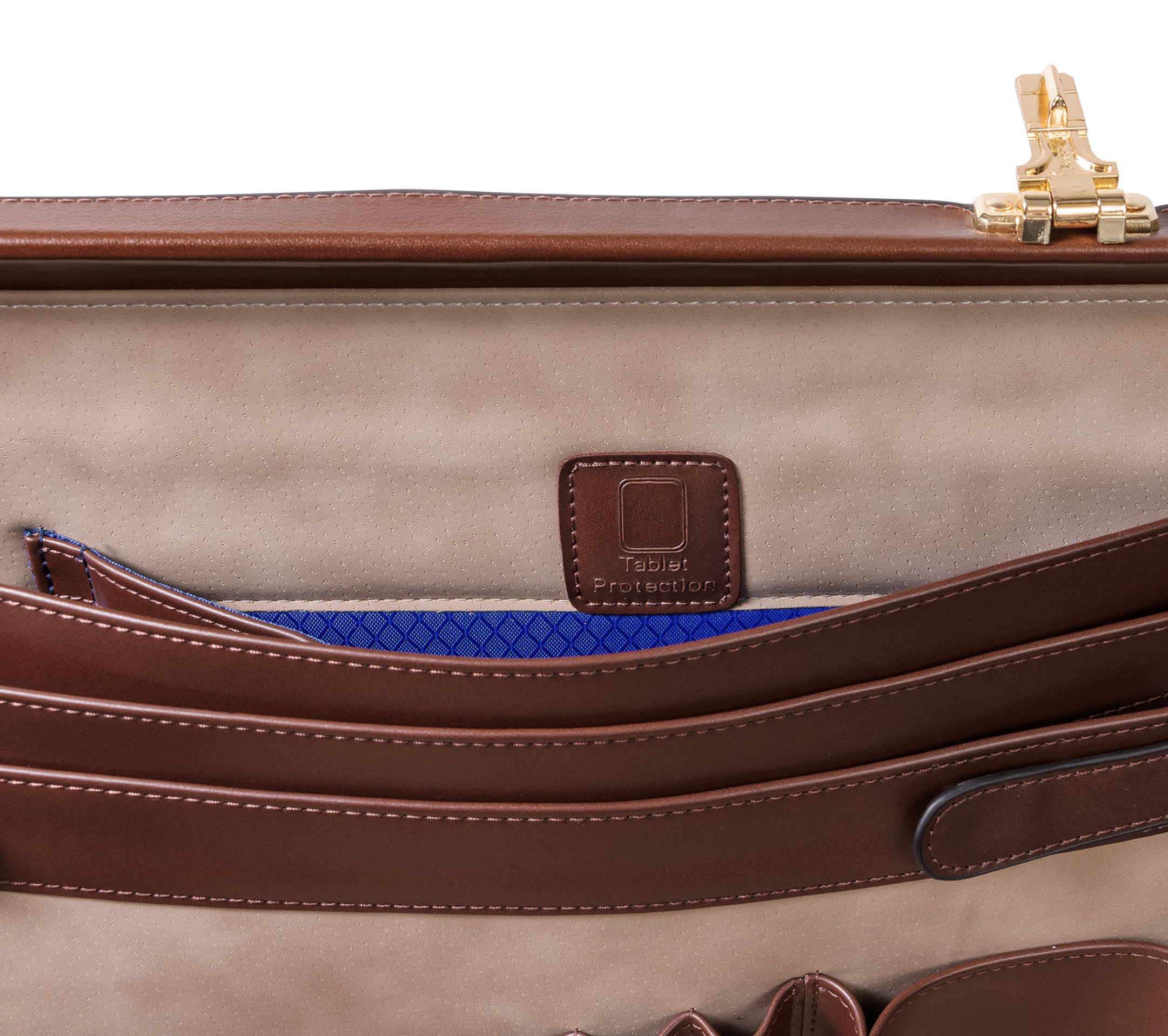 Edmond Leather Delegate Laptop Briefcase