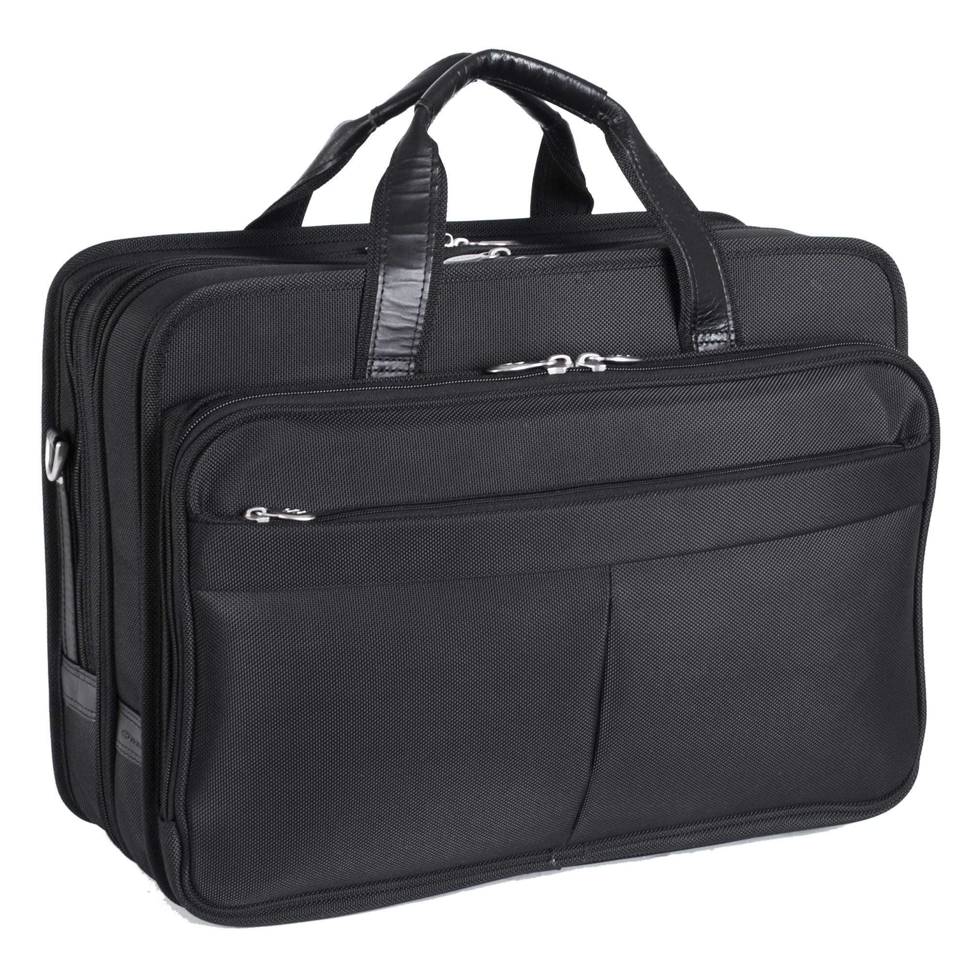 Samsonite Black Expandable Leather Business Case