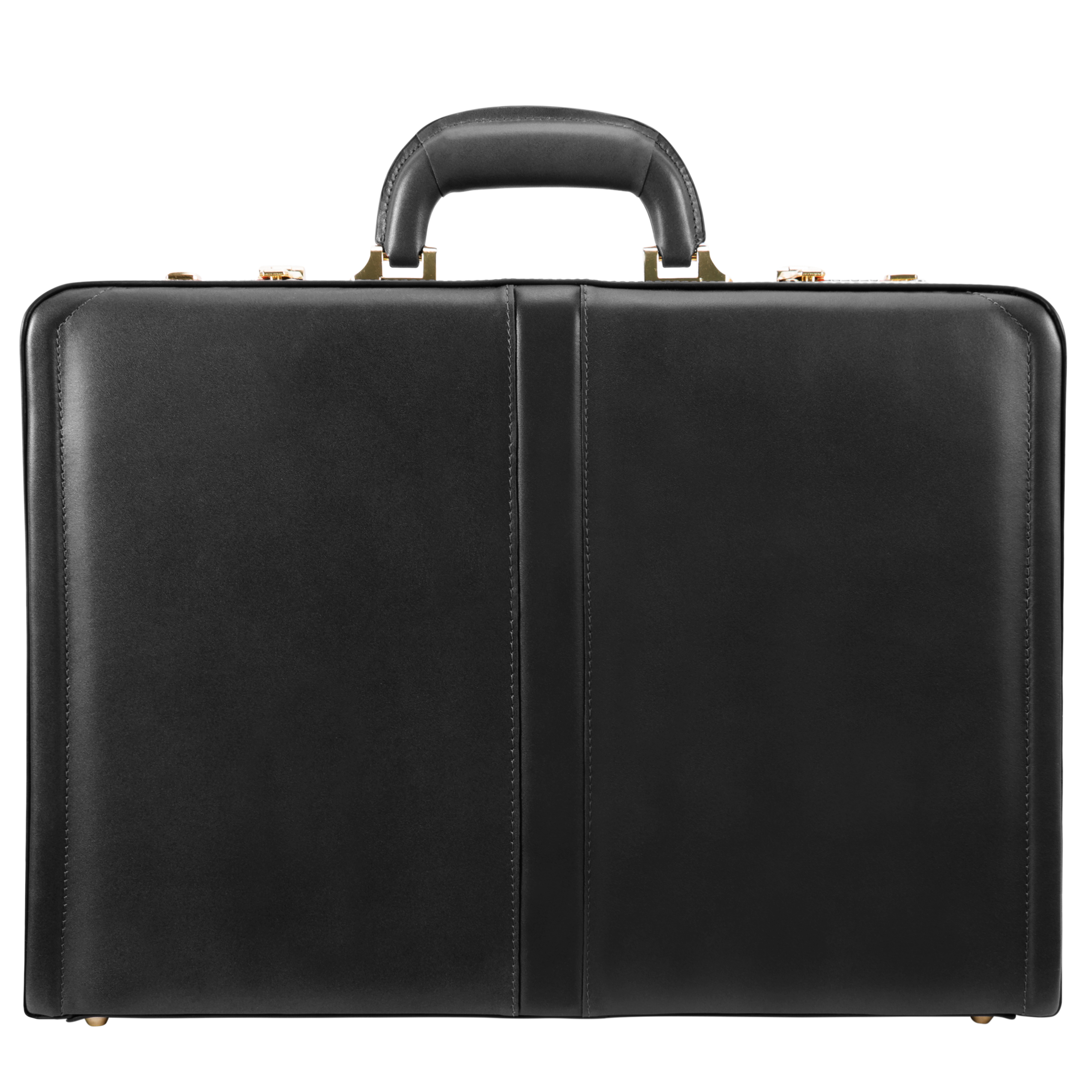 McKlein Reagan Leather Attache Case (Black)