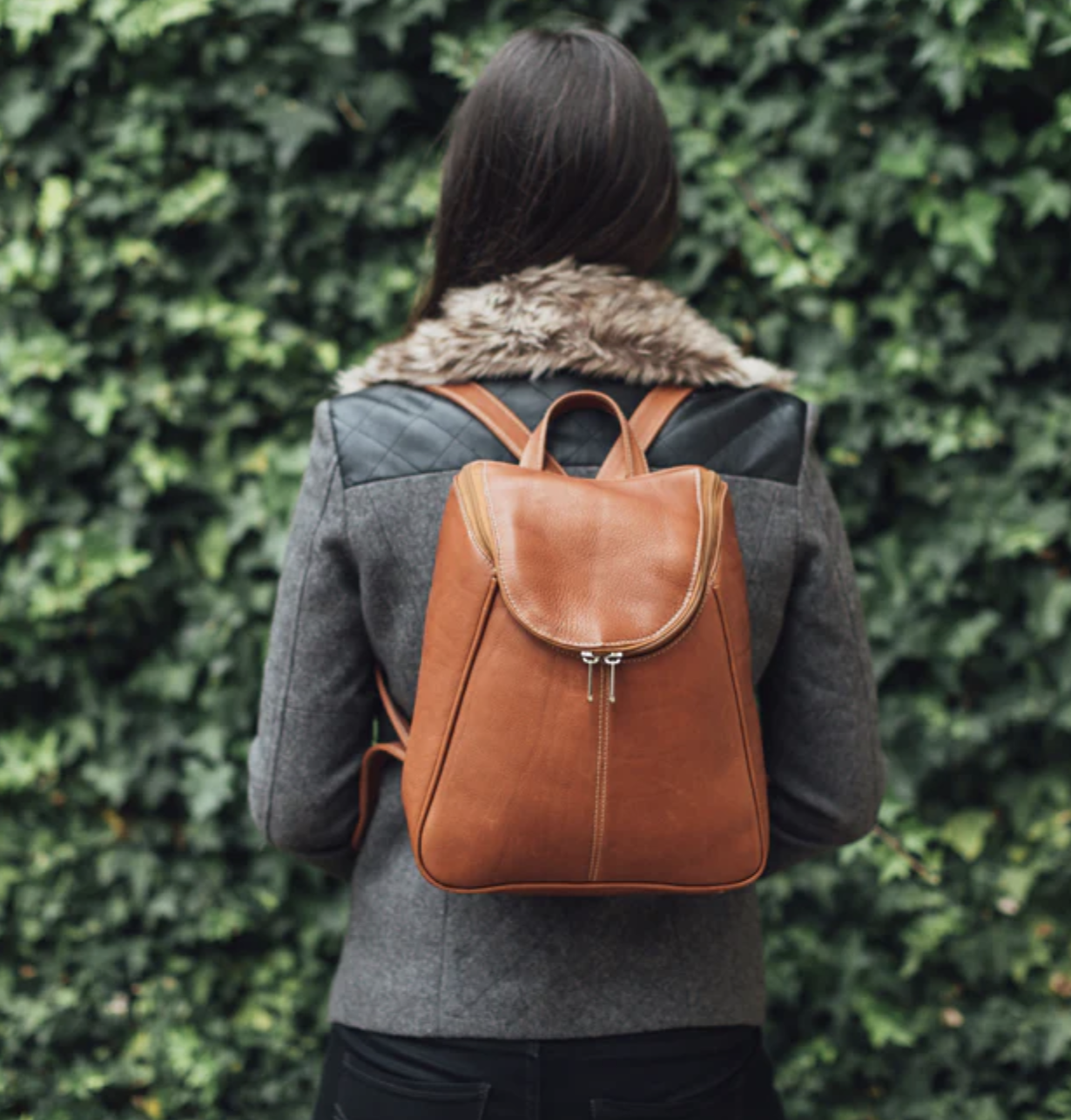 バックパック・リュック EMIS LEATHER MINI BACK PACKBROWN m1037_1333730 EMIS ◇ PLEATHER MINI BACK PACK-BROWN (EMIS/バックパック