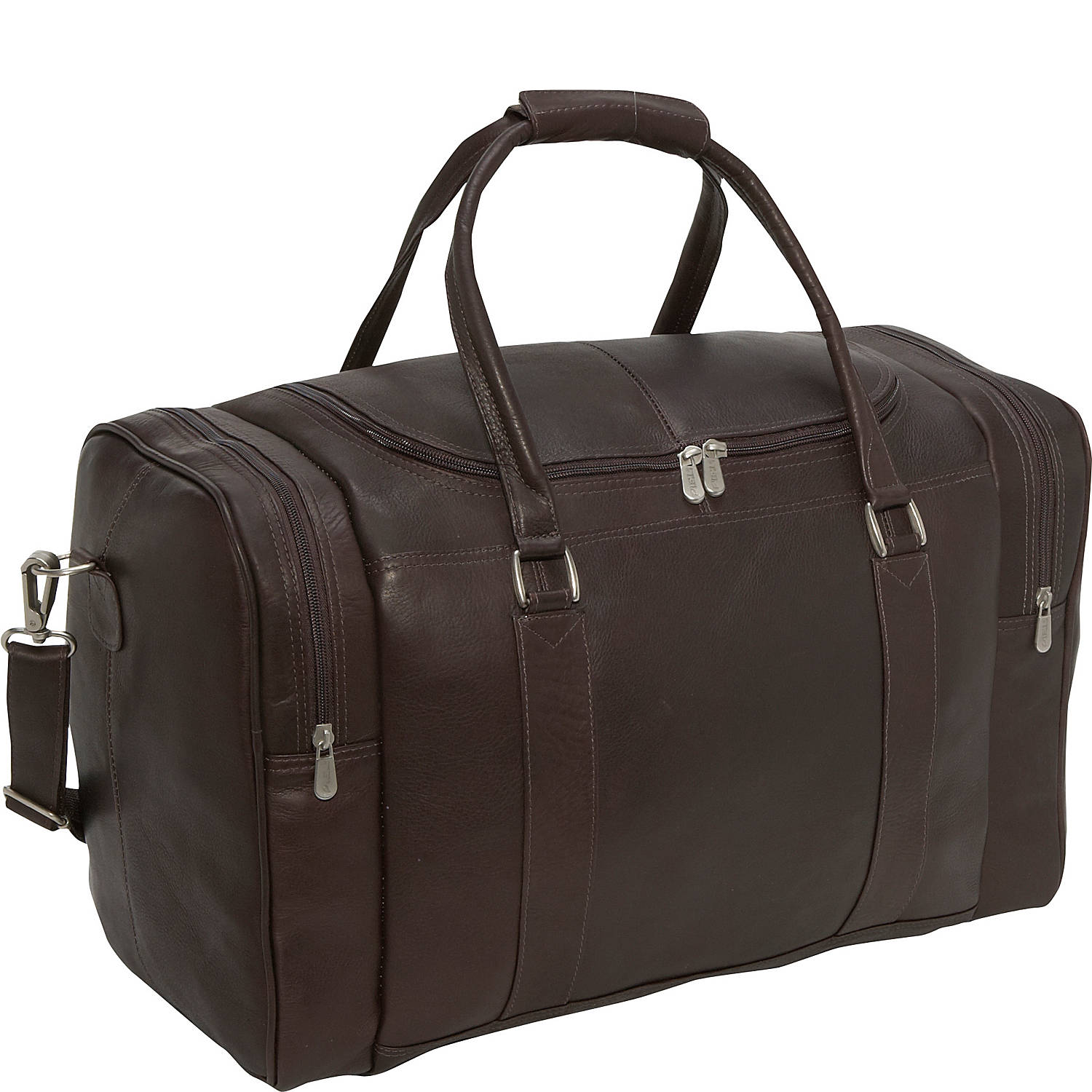 Piel Leather Classic Weekend Carry On Duffle Bag 2509