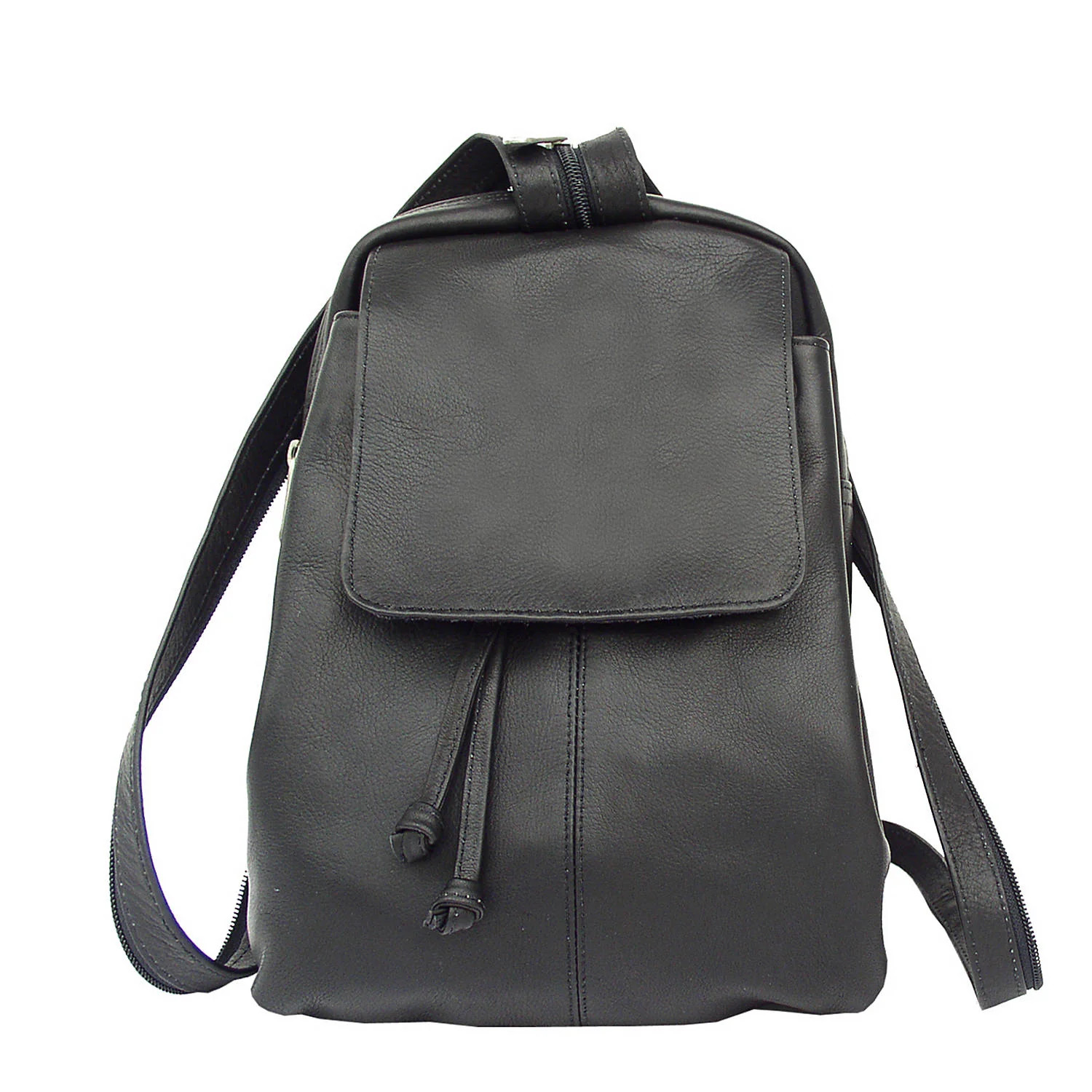 【COLOR iN ID】Hills leather string backpack Leather and canvas backpack. Hipster sack bag Drawstring Bag