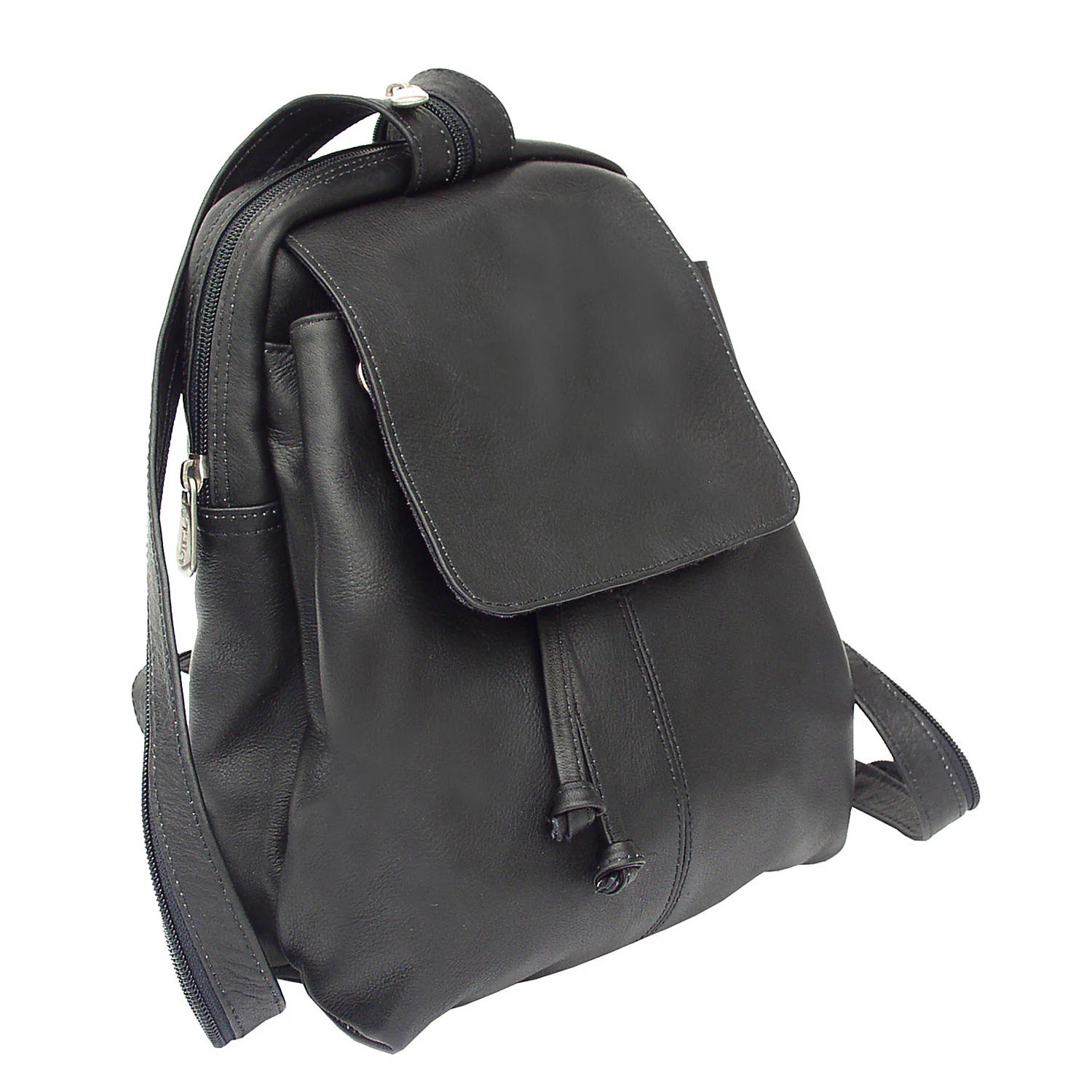 Piel Leather Small Drawstring Backpack 9821 Leather Backpack Purse Handbag