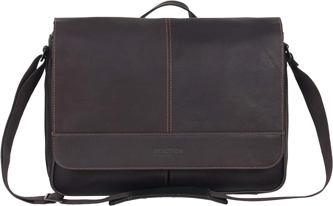 Kenneth Cole Reaction Risky Business Colombian Messenger Bag 52454