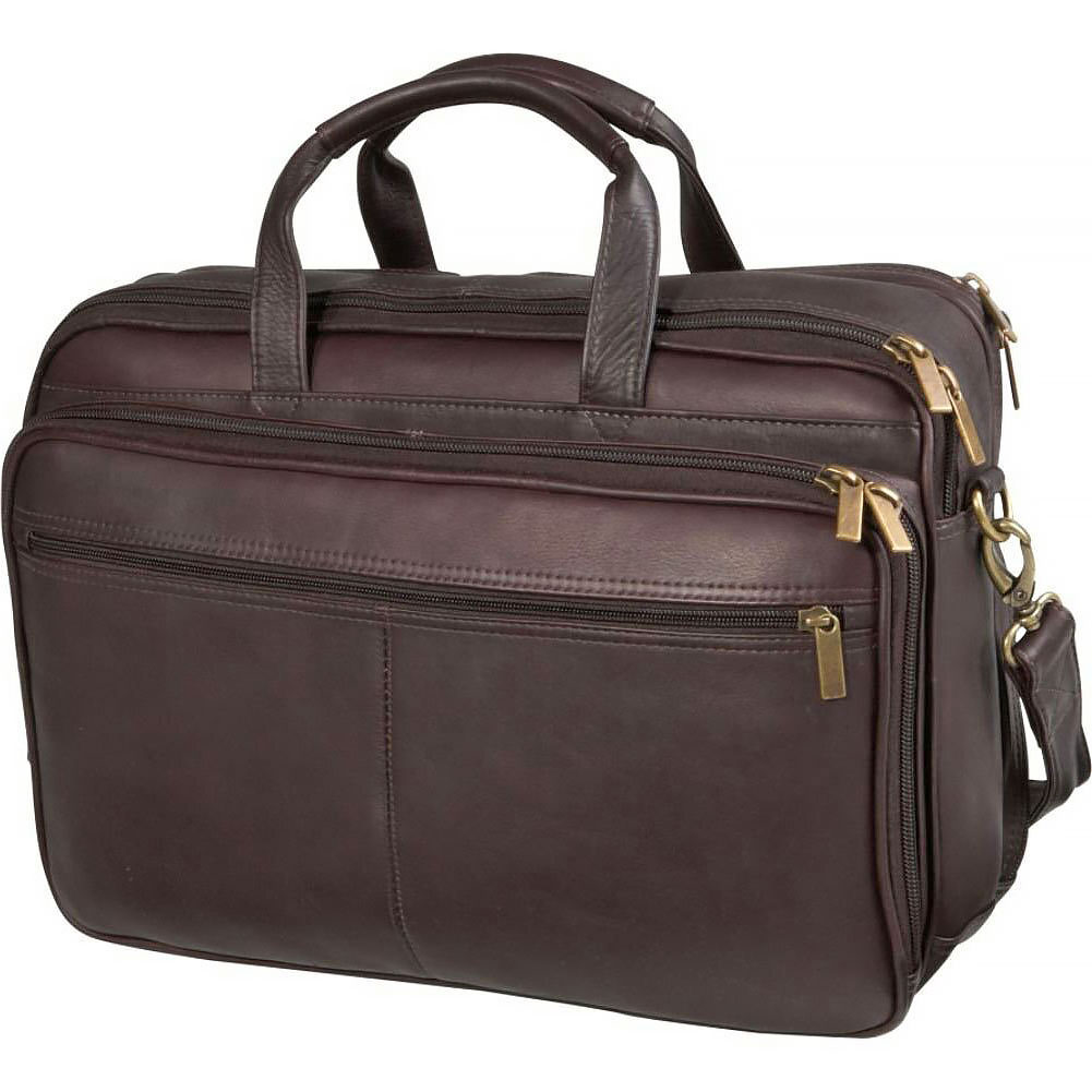 Edmond Leather Deluxe Double Compartment Briefcase US263