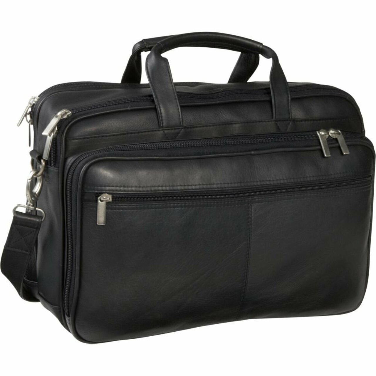 Edmond Leather Deluxe Double Compartment Briefcase US263