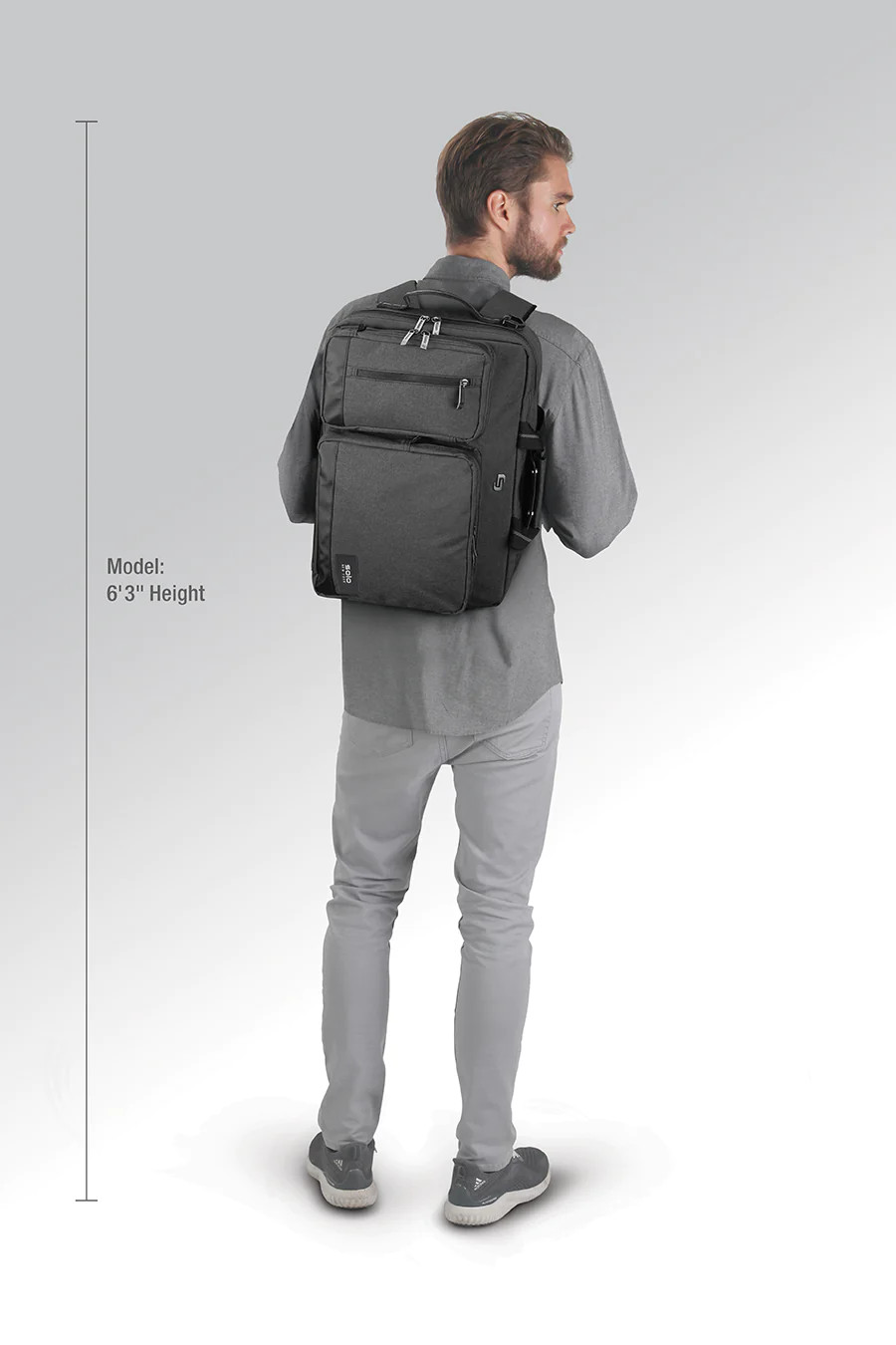 hybrid briefcase backpack