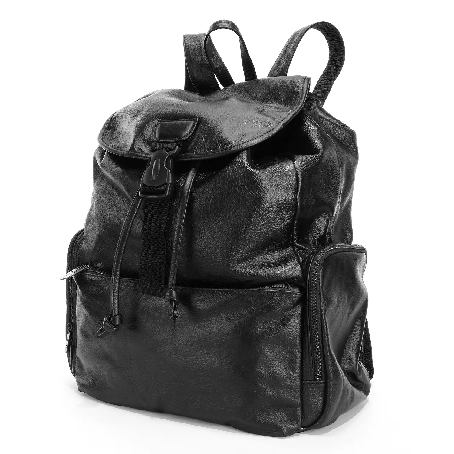 Amerileather Jumbo Leather Backpack, Brown