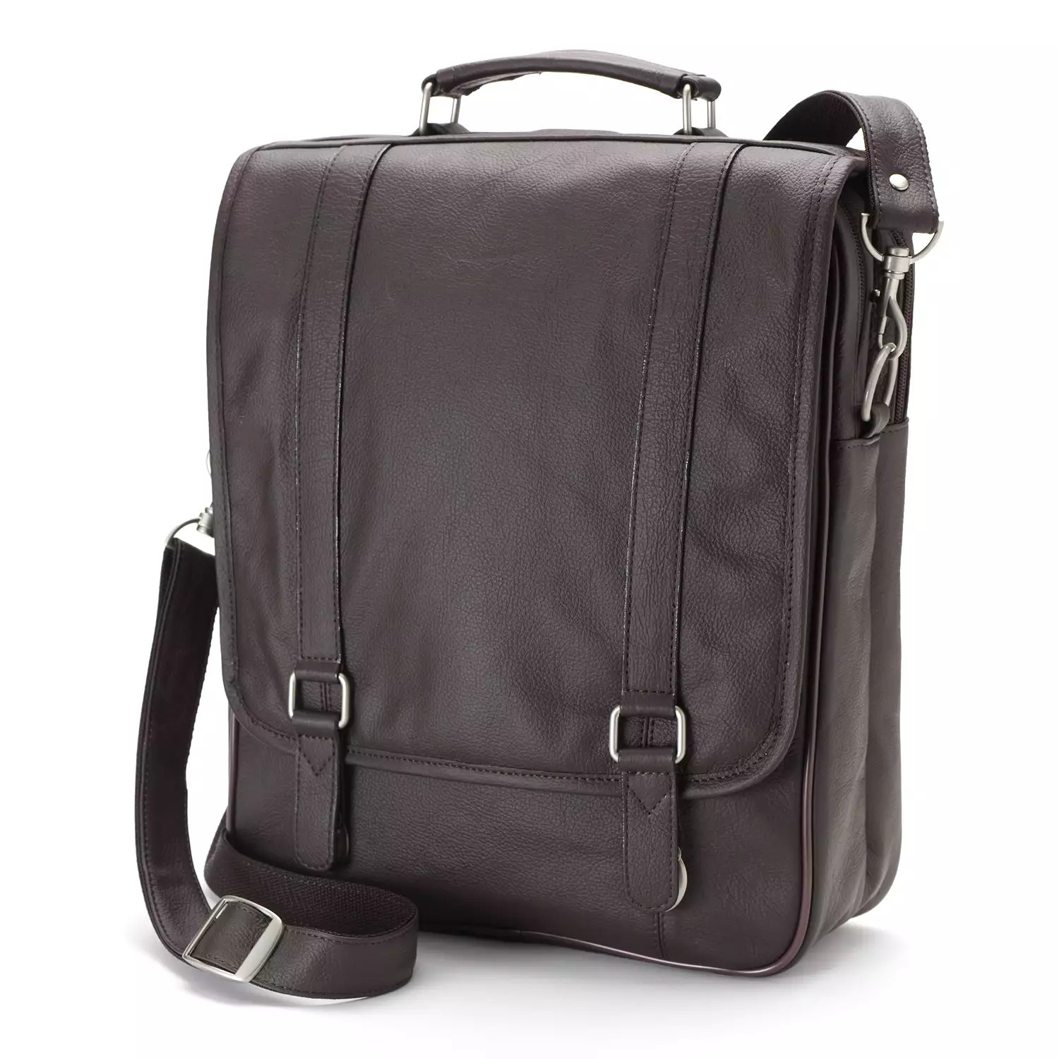 Amerileather Laptop Backpack Briefcase (#2437-04) Brown Amerileather Laptop Backpack Briefcase (#2437-04) Brown