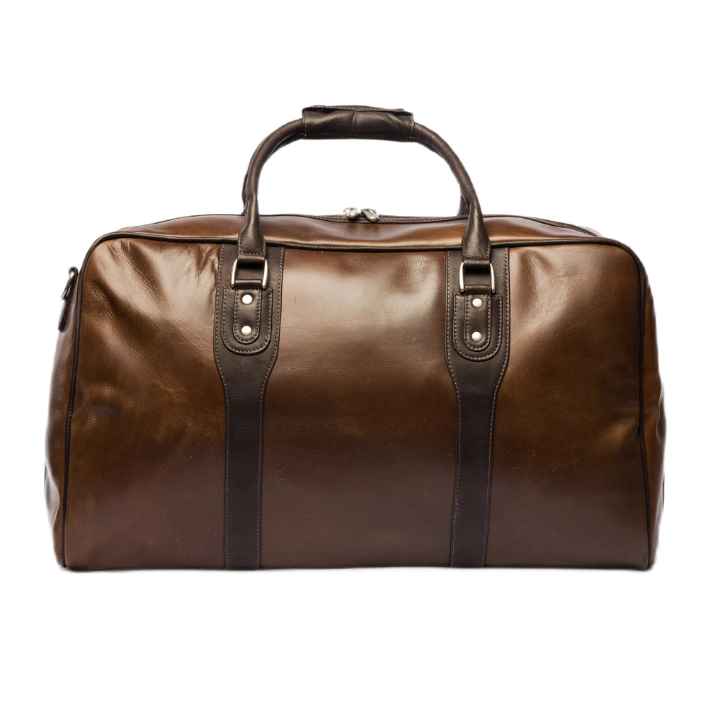 Piel Leather Classic Vintage Zip-Down Duffel 2970