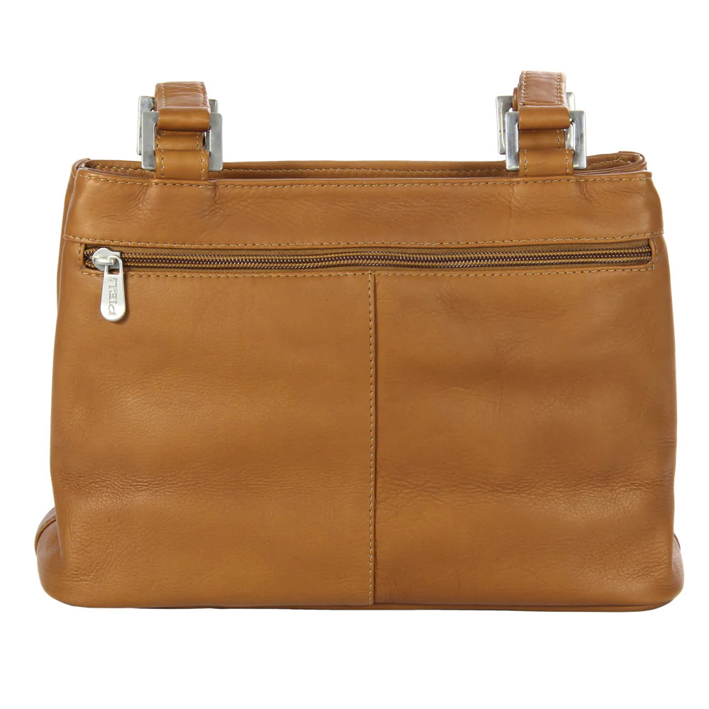 Piel Leather Double Compartment Shoulder Bag 2999