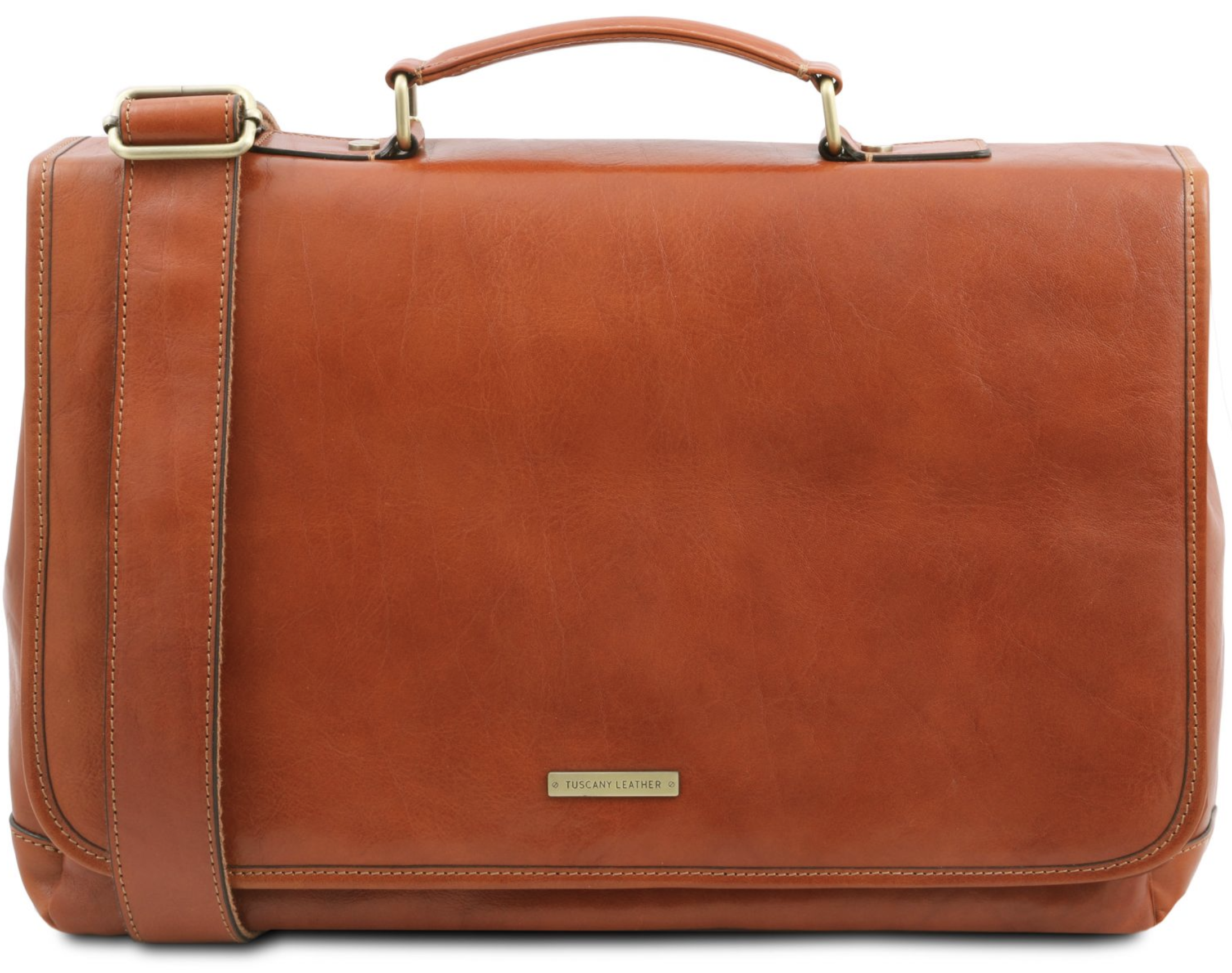 Tuscany Leather Mantova Leather Messenger Bag Briefcase