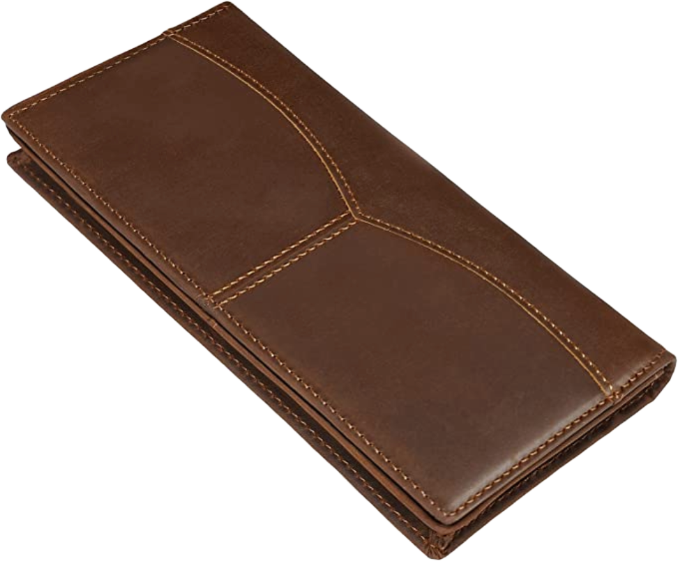 Pratt Leather Vintage Leather Long Wallet Mens Leather Wallet