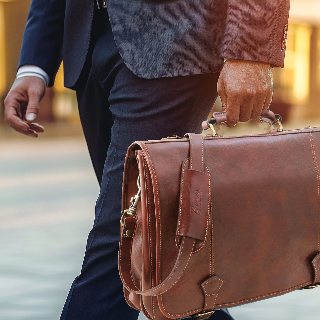leather business bag