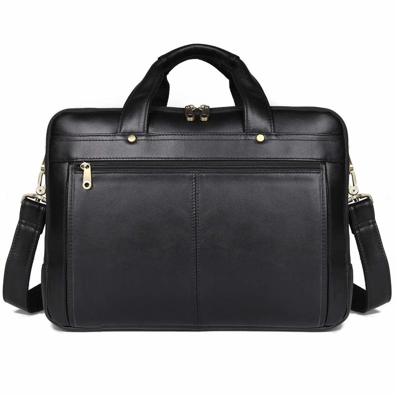 Edmond Leather Professional Laptop Briefcase