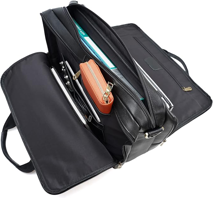 VANGODDY Series Professional Over the Shoulder Vegan Leather Laptop Bag  Case fits up to 15, 15.6 inch Laptops / Ultrabooks / Tablets (Gray) -  Walmart.com