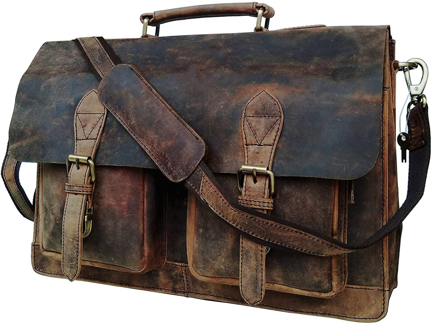 Messenger Bag, Distressed Buffalo – GTMoriginals