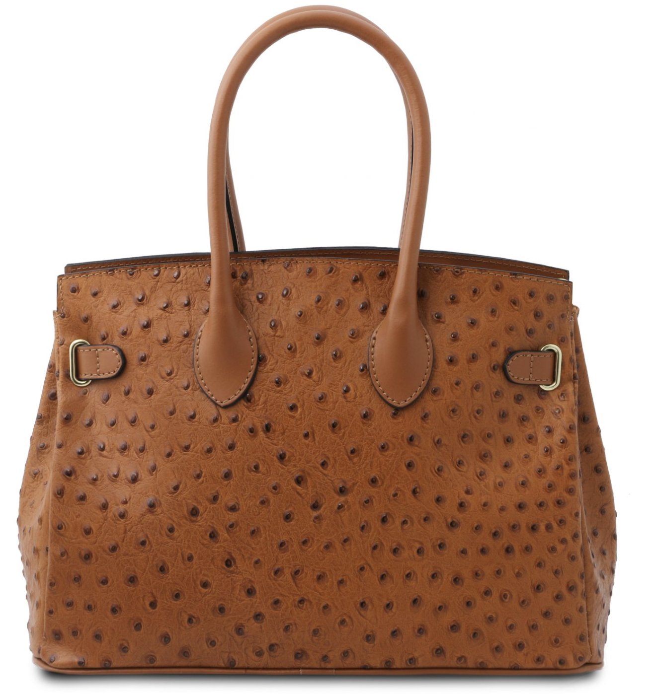 TL Bag - Handbag in ostrich-print leather | TL142120