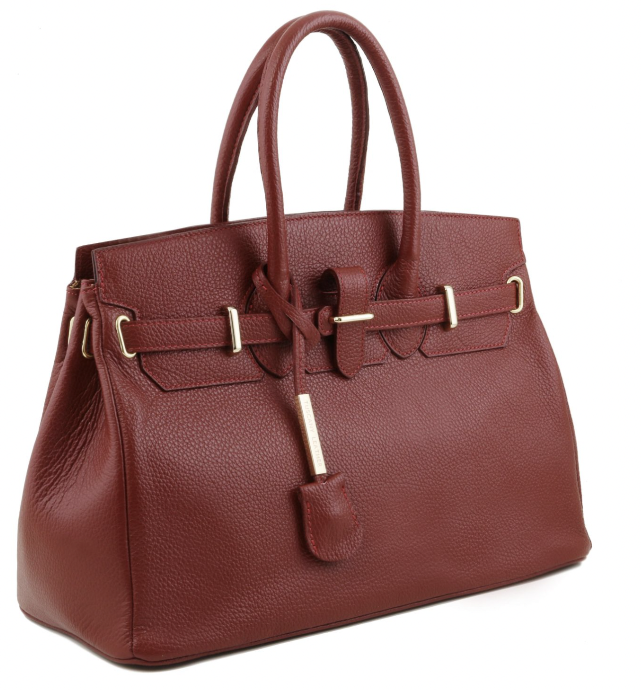 TUSCANY LEATHER TL BAG ハンドバッグ Tuscany Leather TL Bag Leather Handbag With Golden Hardware