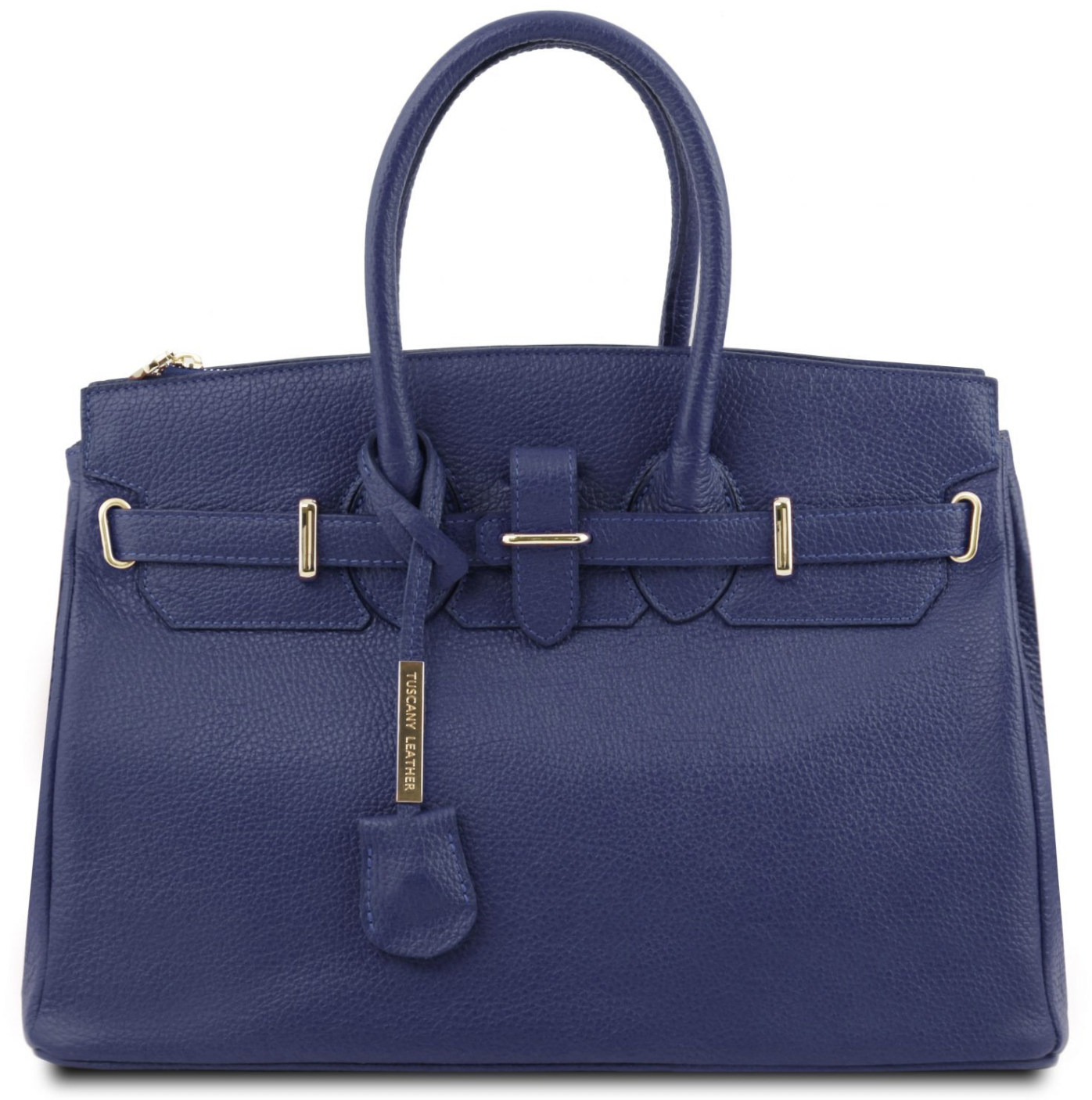 Tuscany Leather TL Bag Leather Handbag With Golden Hardware