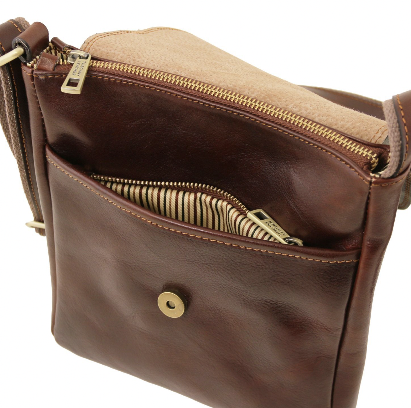 Tuscany Leather John Leather Crossbody Bag