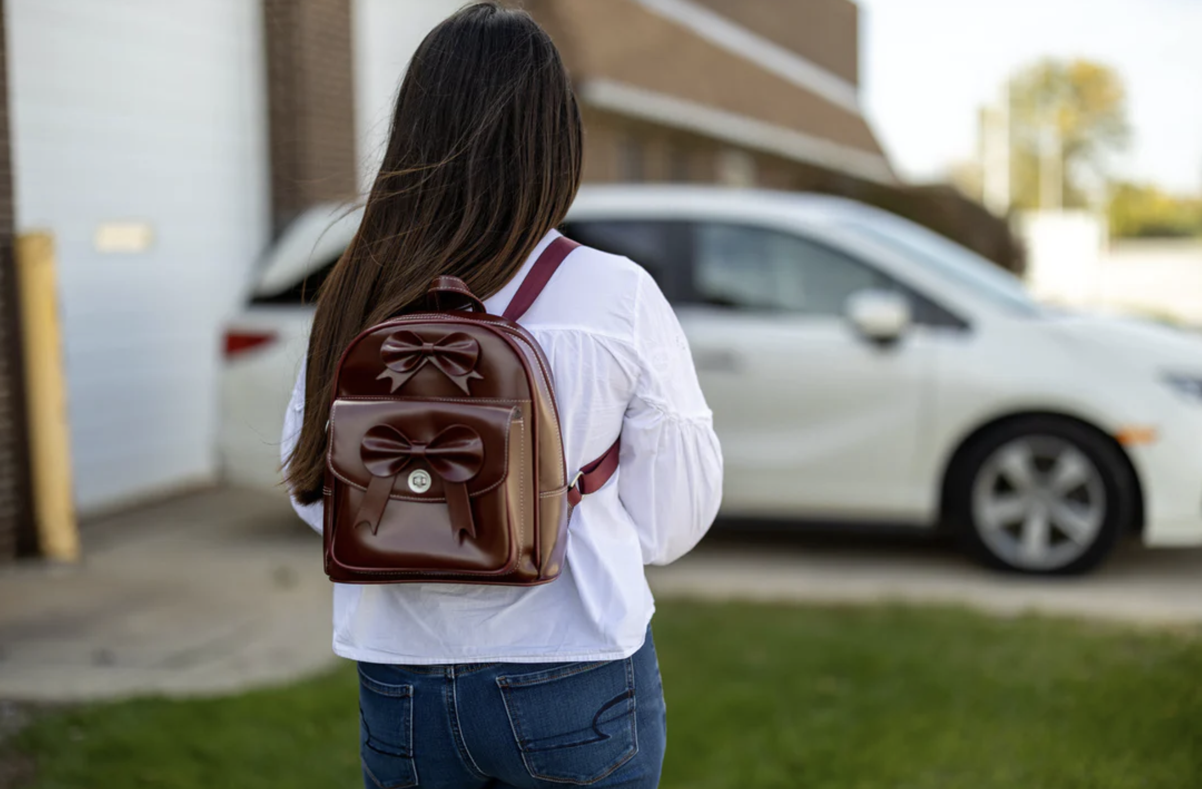 Marithe☆CLASSIC LOGO BUCKLE BACKPACK （3color） CLASSIC LOGO BUCKLE BACKPACK gray - MARITHÉ+FRANҪOIS GIRBAUD