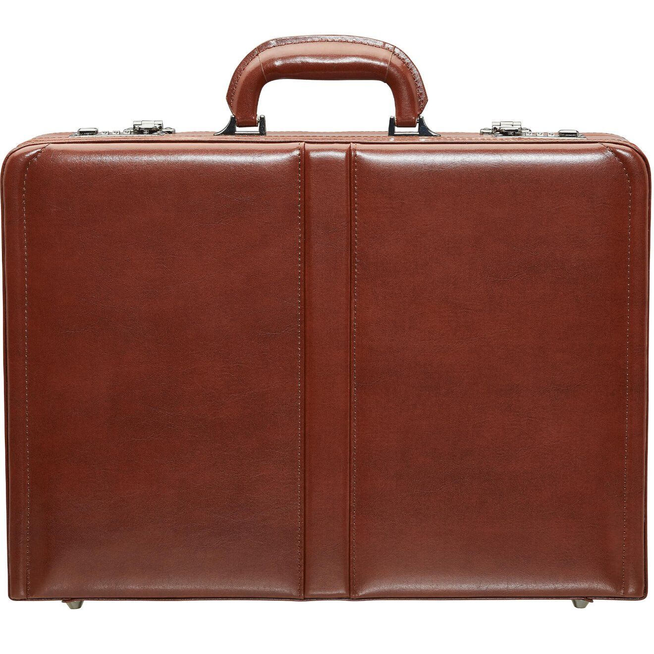 【WHAT WE WANT】  WWW_EXTENSIONTABLECASE Mancini Expandable Leather Attache Case