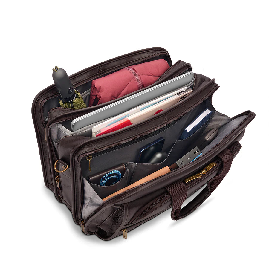 Solo Classic Leather Briefcase