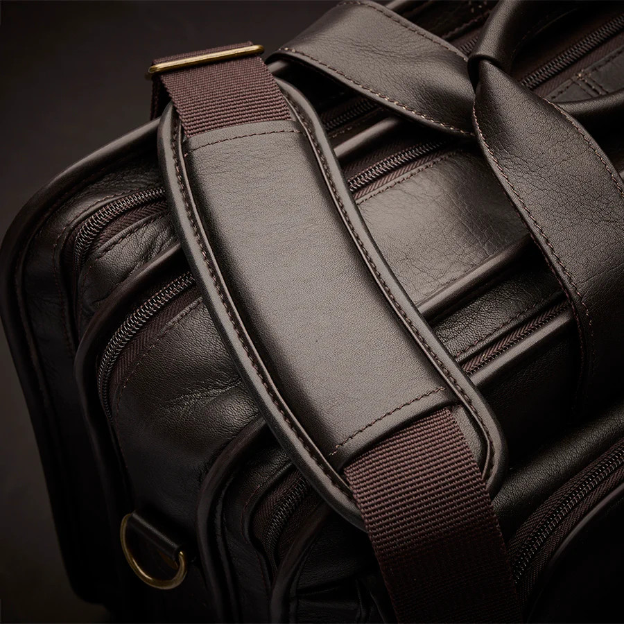 Solo Classic Leather Briefcase