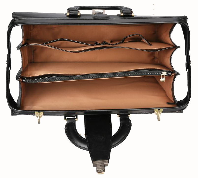 Banuce Briefcase Leather Lawyer Briefcase Doctors Bag Banuce