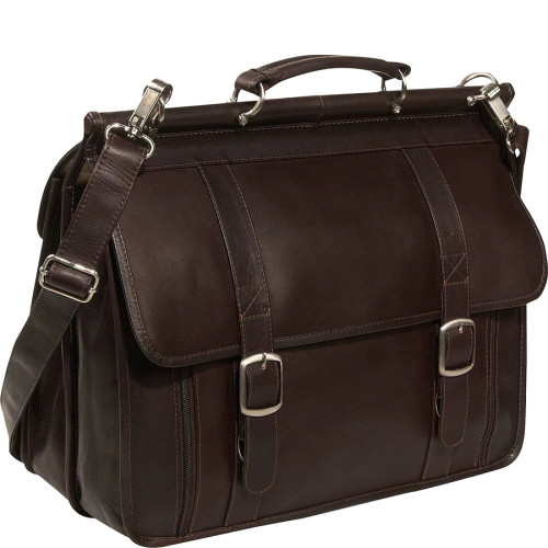Piel Leather European Laptop Briefcase Leather Briefcase 2368