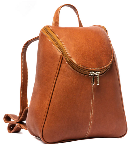 6 deep genuine leather backpack Vintage Full Grain Laptop - 15.6 inches lapto grain crazy horse leather with a structured vintage design Premium Leather Backpack - Genuine
