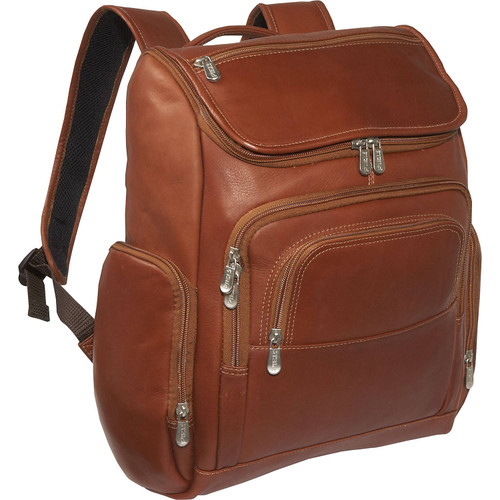 Piel Leather Half-Moon Laptop Backpack 2992