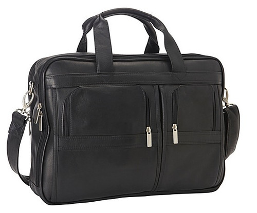 Edmond Leather Deluxe Business Briefcase 17