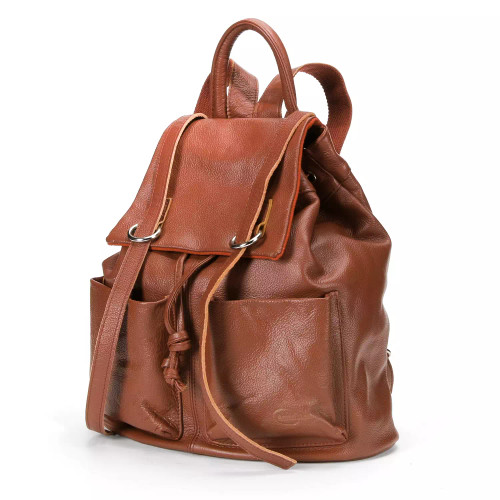 amerileather jumbo leather backpack with adjustable shoulder straps black 190 Amari Backpack: The two shoulder straps are adjustable for your comfort Amerileather Urban Buckle-Flap Backpack