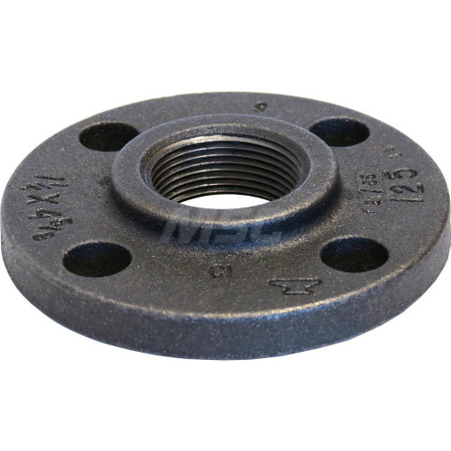 COMPANION FLG BLK CI THD 2X6