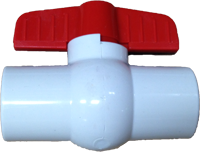 BALL VALVE PVC 40 THD P200 3/4