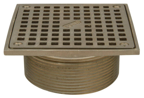 FLOOR DRAIN GRATE 6" NICKEL BRONZE