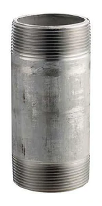 NIPPLE GALV 6X6