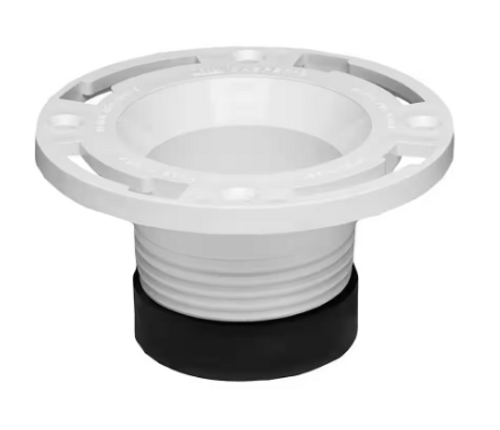 CLOSET FLANGE PVC TWIST-N-SET 4