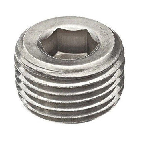 PLUG GALV STEEL CTSK HEX 1/8