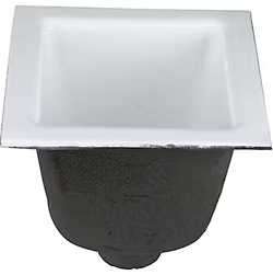 12X12X8 CI FLOOR SINK W/ DOME STRAINER