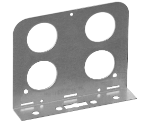 PIPE EYE SUSPENSION BRACKET 4-HOLE 521-5