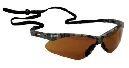 SAFETY GLASSES CAMO/SMOKE
