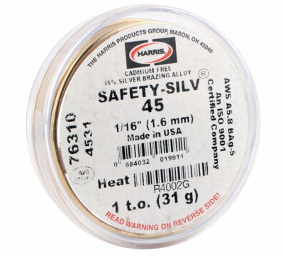 SOLDER SAFETY SILV 45