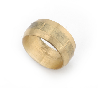 COMP SLEEVE BRASS 1/8